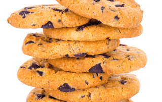 cookies with chocolate pieces μπισκότα με κομμάτια σοκολάτας