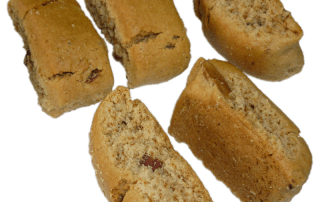 rusks with fruits and nuts
